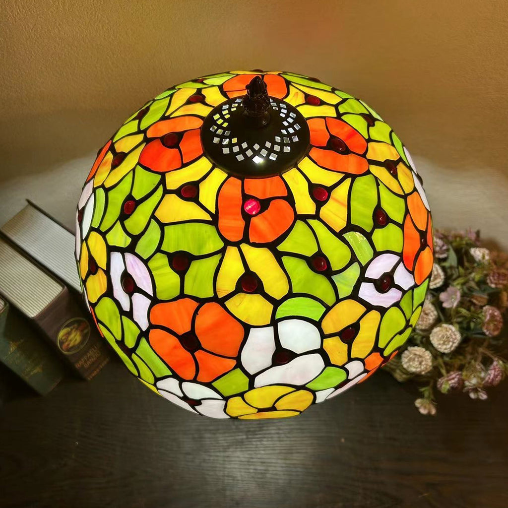 Dome Iron Glass Living Table Lamp