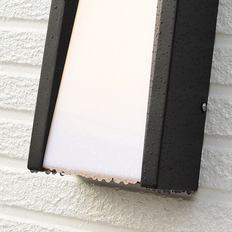 Stainless Steel Cuboid Acrylic Outdoor Light