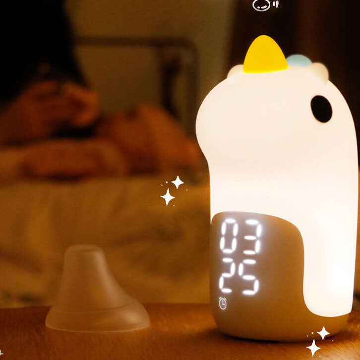 Cartoon Unicorn Timer Alarm Floor Lamp