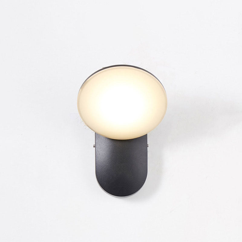 Aluminum PC Round Garden Outdoor Light
