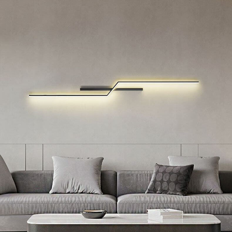 Geometry Lines Aluminum Iron Wall Lamp