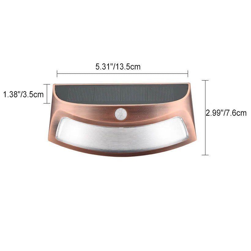 Copper Plastic Square Garden Outdoor Light