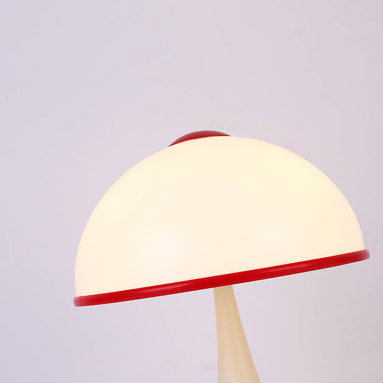 Cream Mushroom Metal Table Lamp