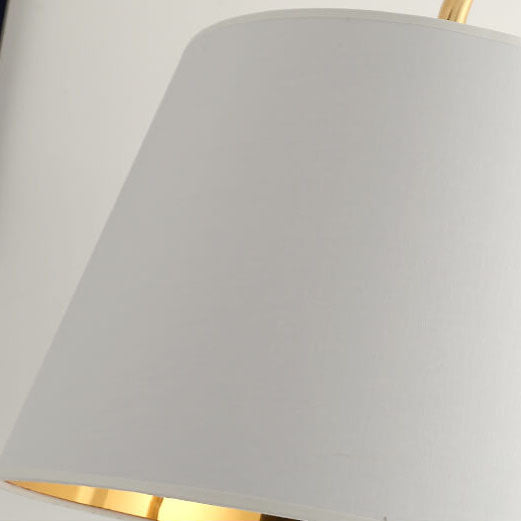 Solid Color Fabric Marble Floor Lamp