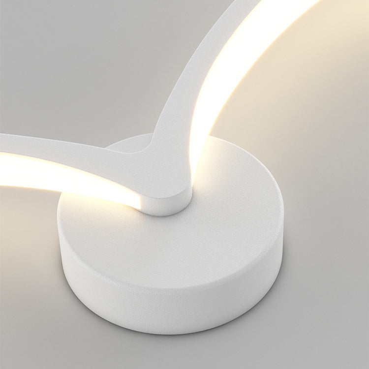 Iron Acrylic Gull Arch Wall Lamp