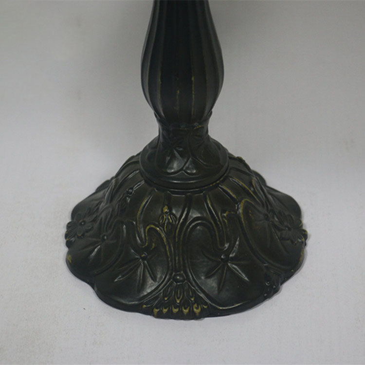 Resin Zinc Alloy Glass Table Lamp