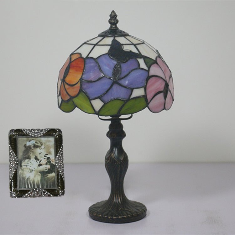 Dome Flower Zinc Alloy Table Lamp