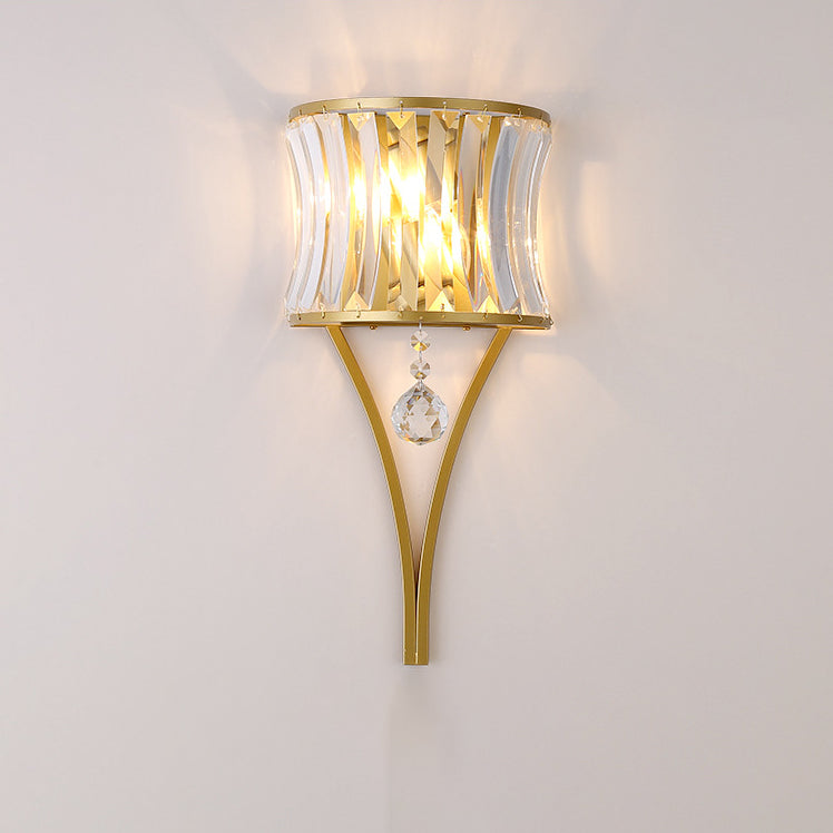 Half Circle Inverted Triangle Wall Lamp