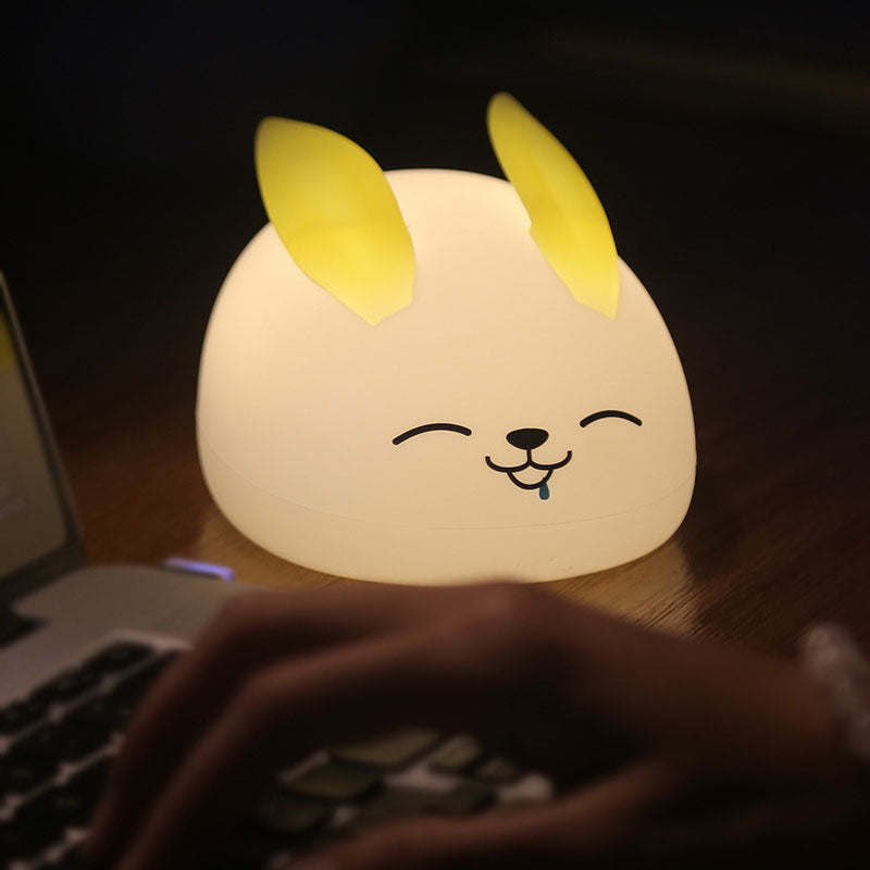 Rabbit Silicone Night Table Lamp