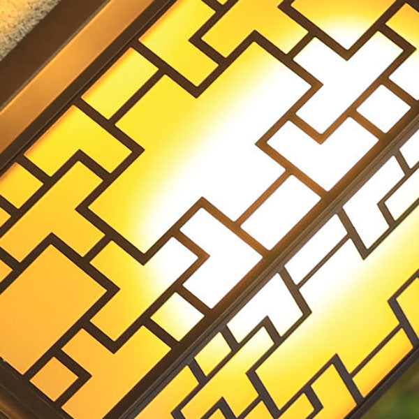 Square Lantern Cage Outdoor Light