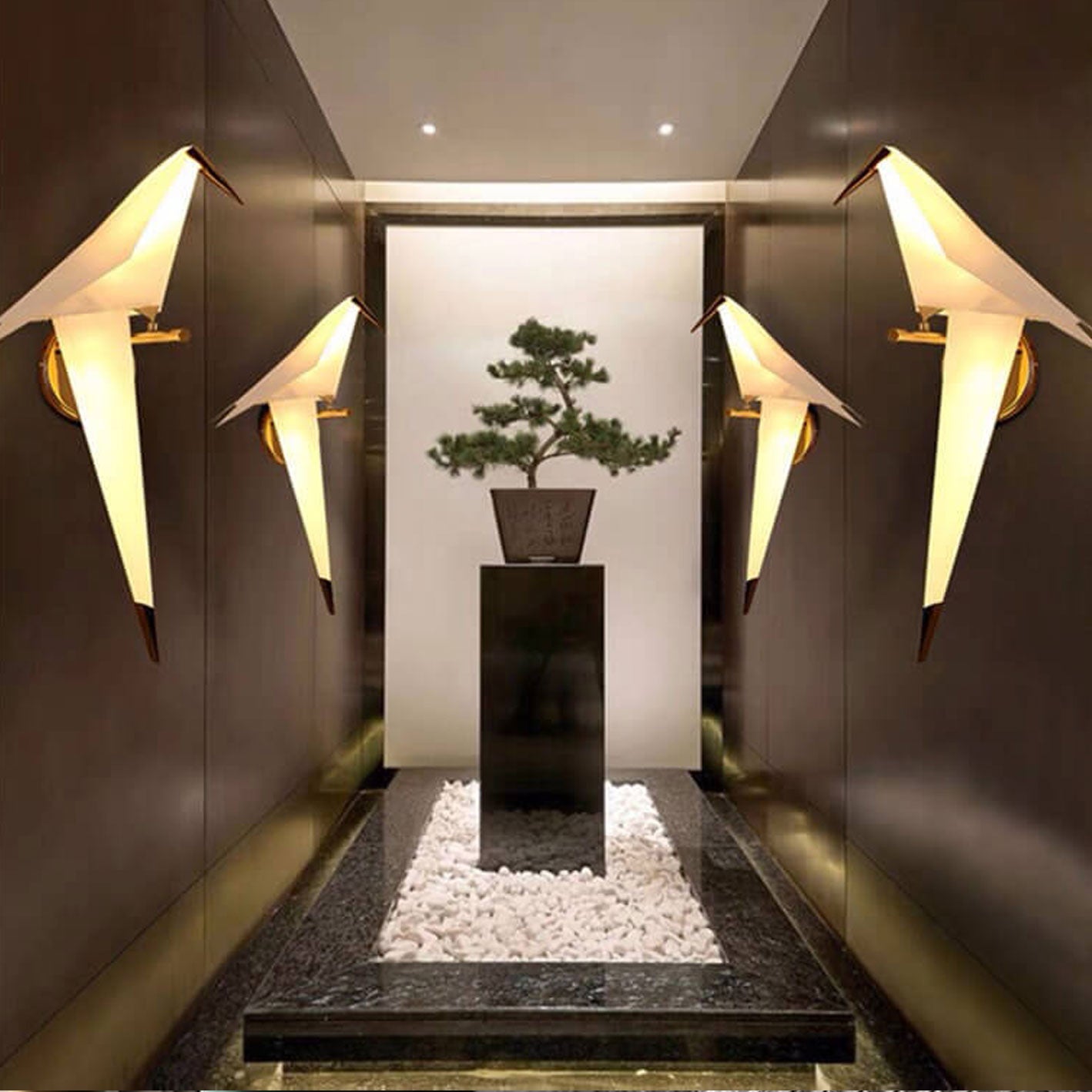 Thousand Paper Cranes Wall Lamp
