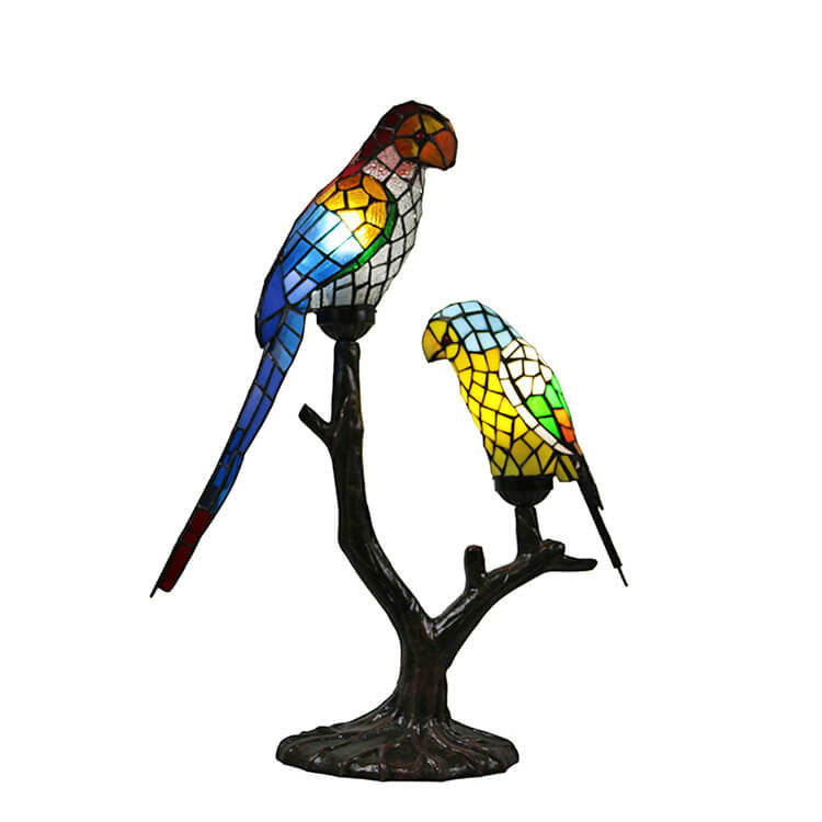 Bird Branch Design 2-Light Table Lamp