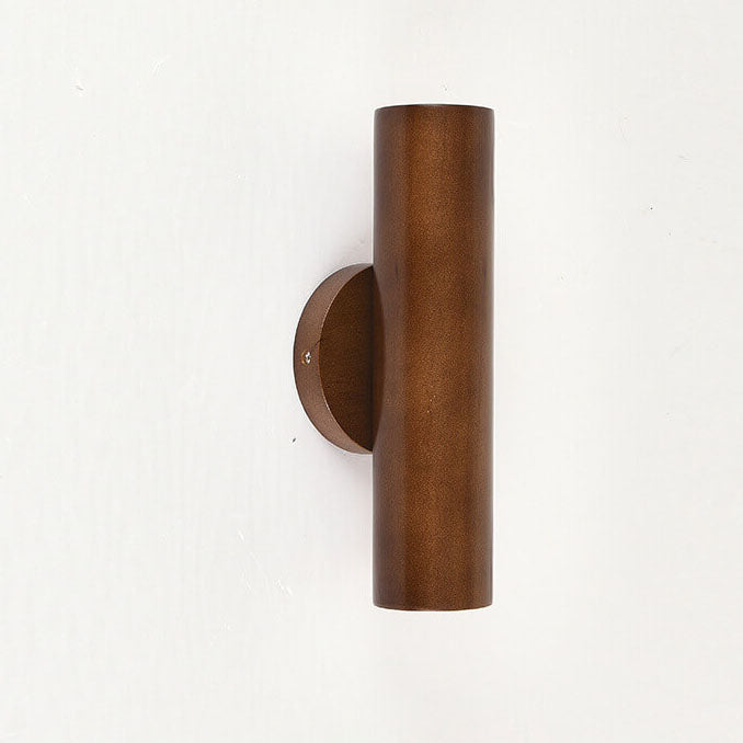 Warm Solid Wood Strip Wall Lamp