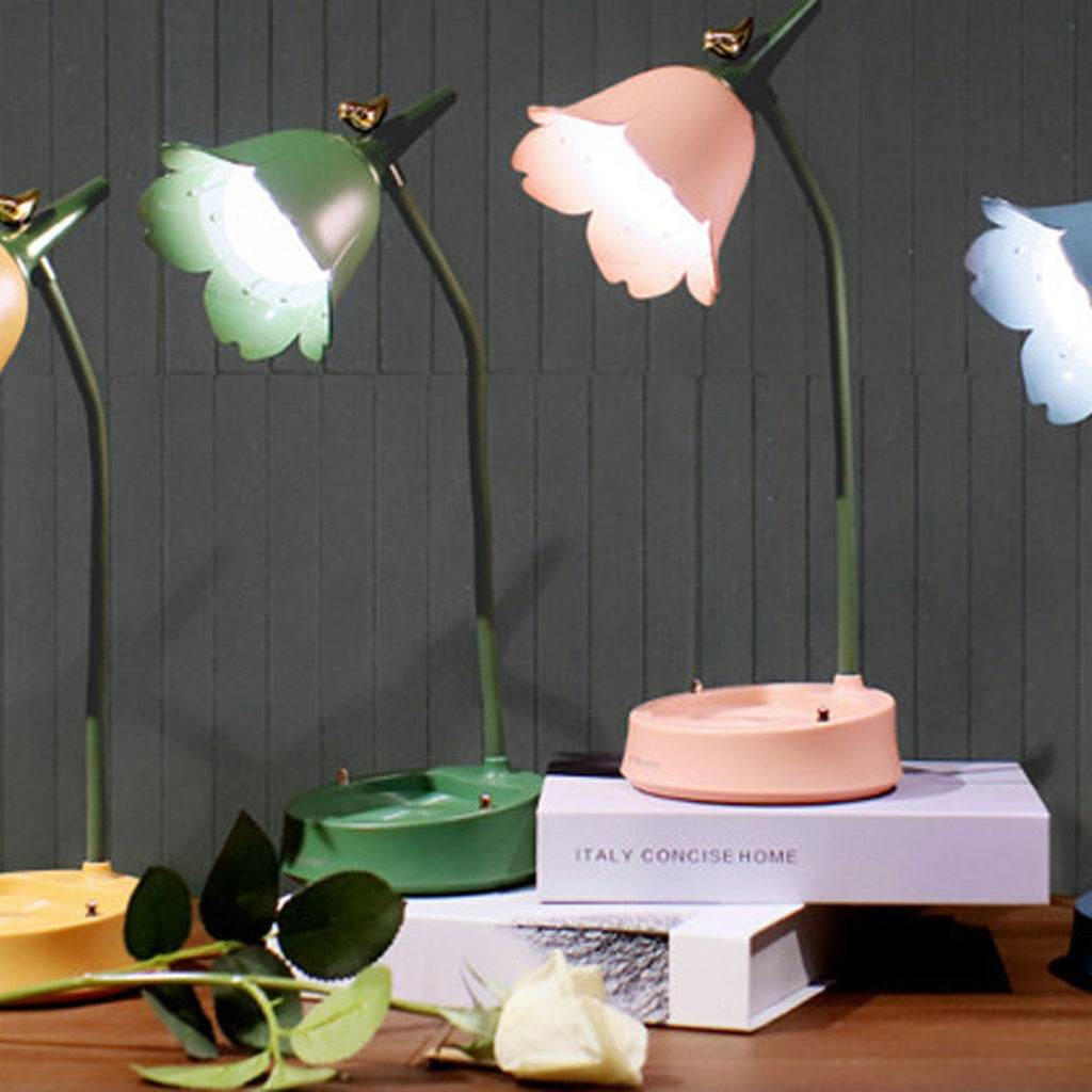 ABS Flower Bird Design Table Lamp