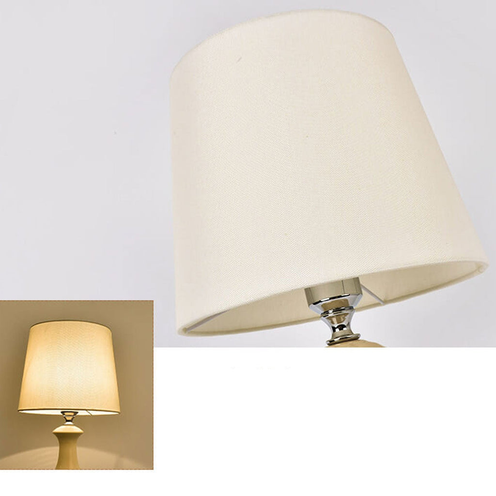 Ceramic Linen Fabric Table Lamp