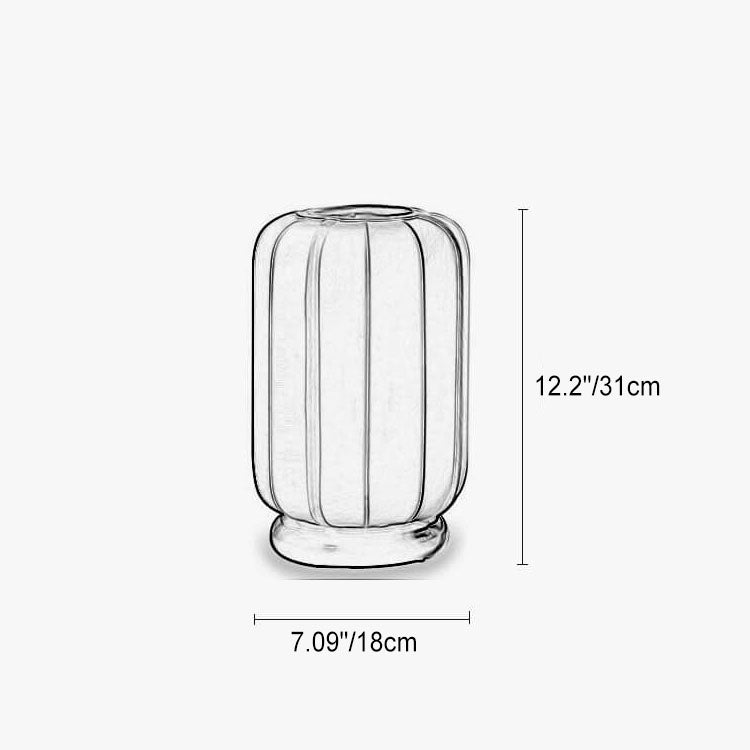 Zen Transparent Silk Lampshade Table Lamp