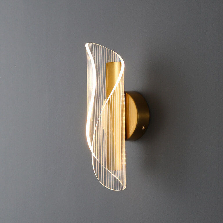 Acrylic Curly Wall Lamp
