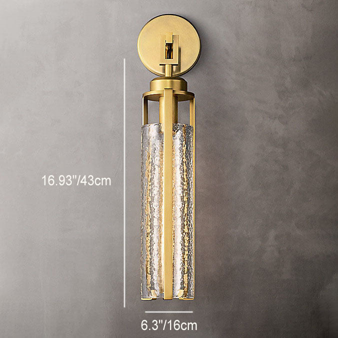 Metal Glass Wall Lamp