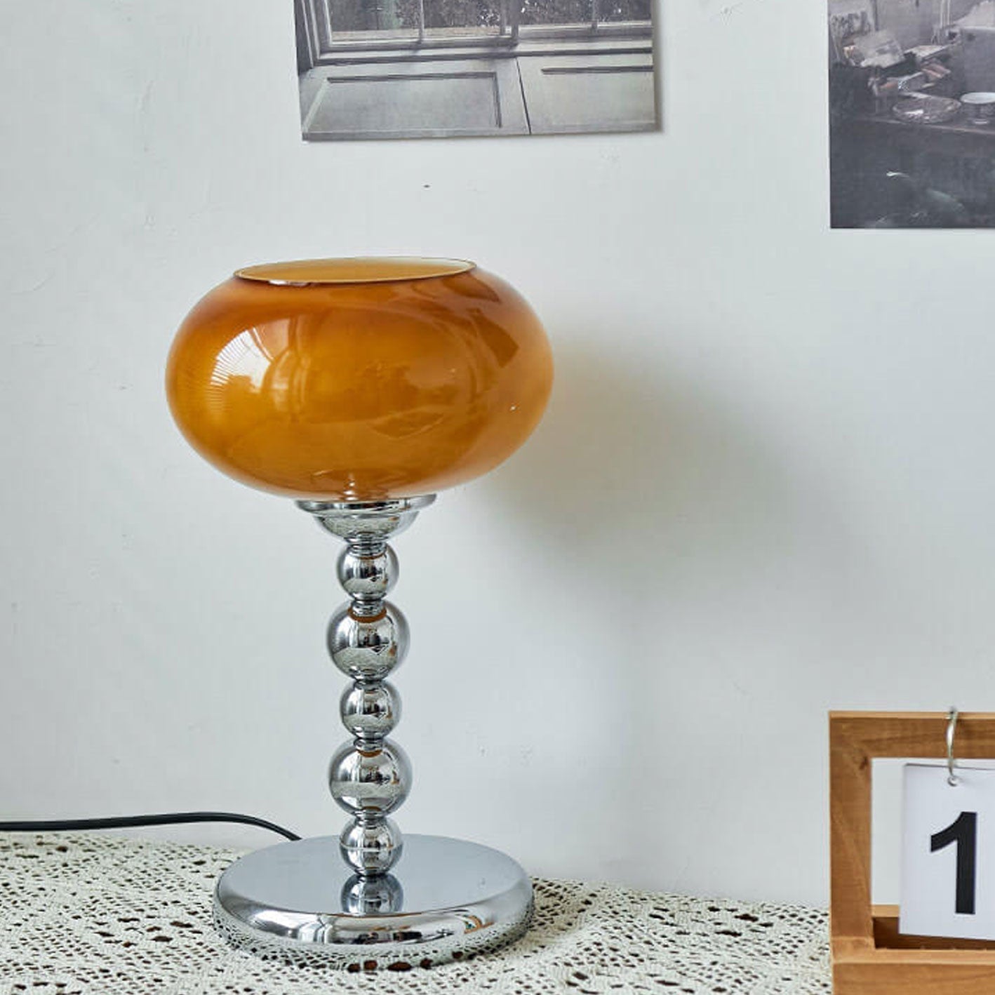Tart Glass Hardware Table Lamp