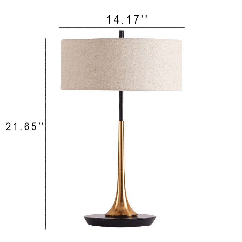 Column Fabric Table Lamp