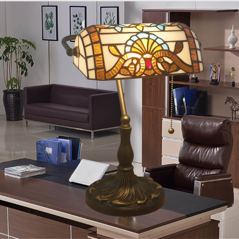 Stained Glass Zipper Switch Table Lamp