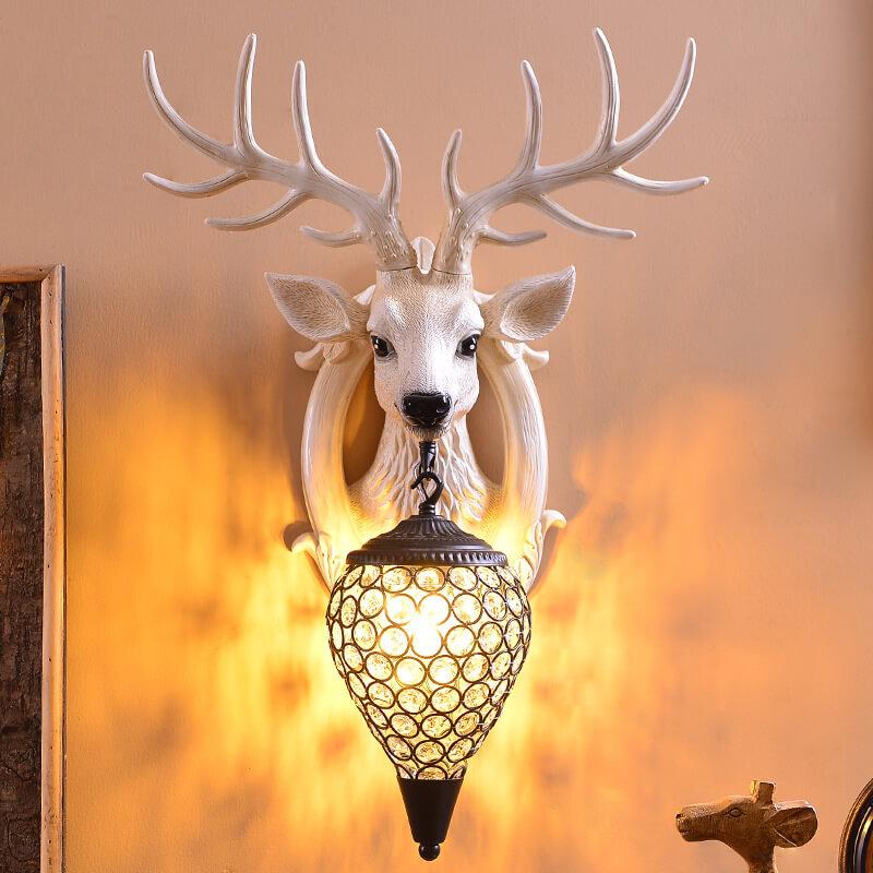 Antler Fruits Resin Wall Lamp