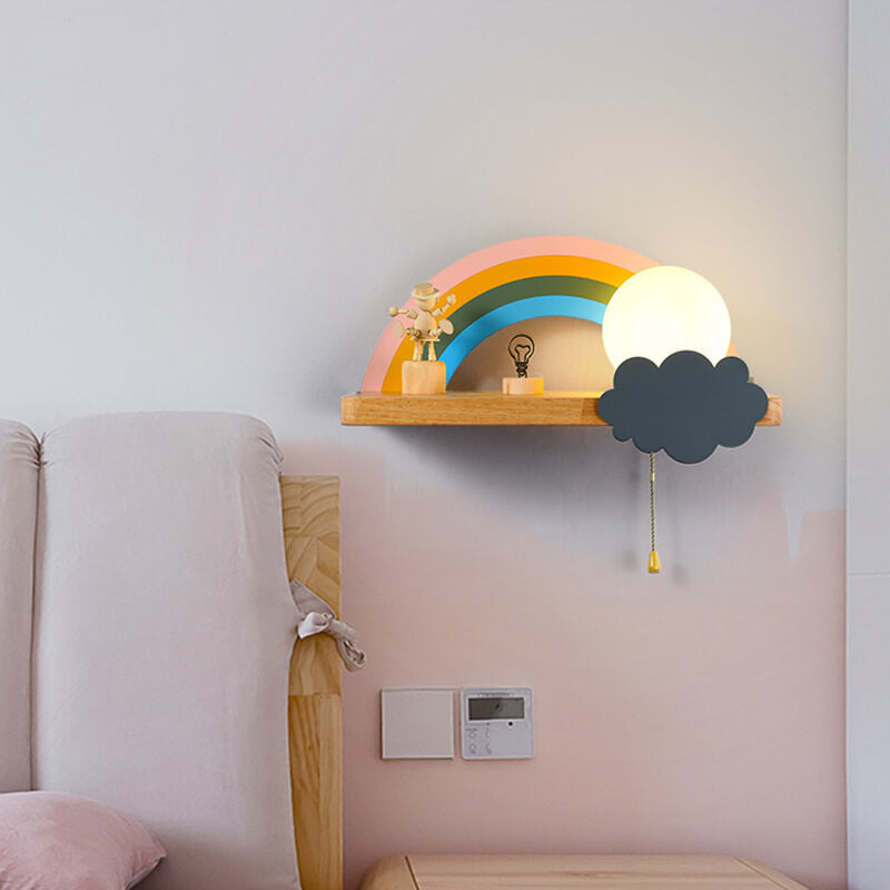 Cartoon Rainbow Wall Lamp