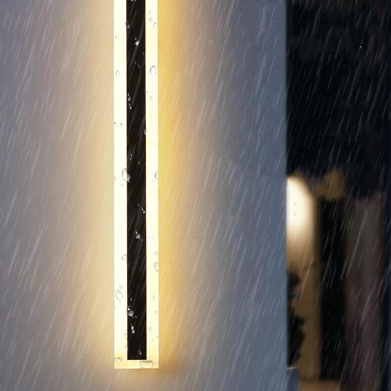 Minimalistic Elongated Bar Shaped Outdoor Light