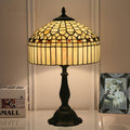 Yellow Baroque Glass Table Lamp