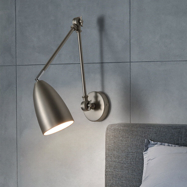 Swing Arm Rotating Retractable Wall Lamp