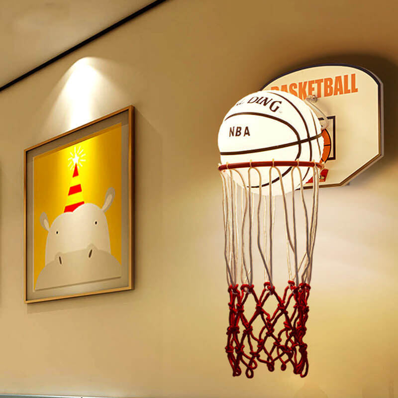 Cartoon Basketball Wall Lamp