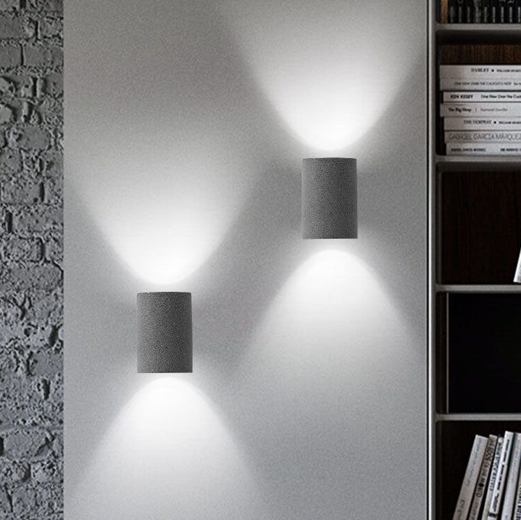 Cement Cylinder Wall Lamp