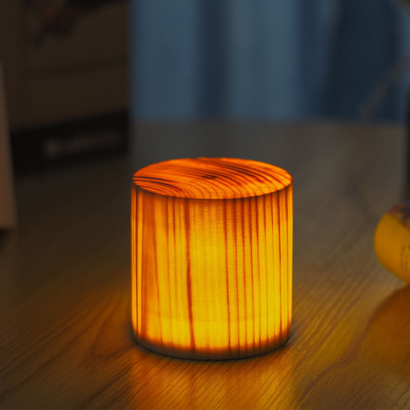 Wood Touch Night Table Lamp