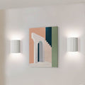 Macaron Resin Striped Half Wall Lamp