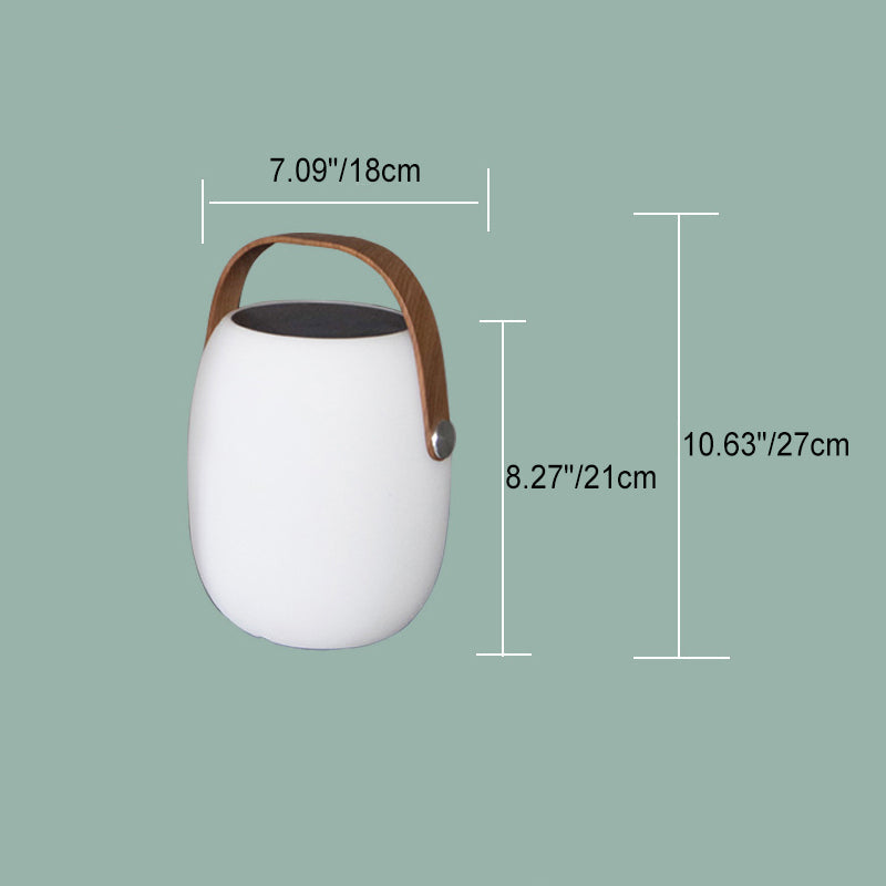 PE Portable Basket Decorative Outdoor Light
