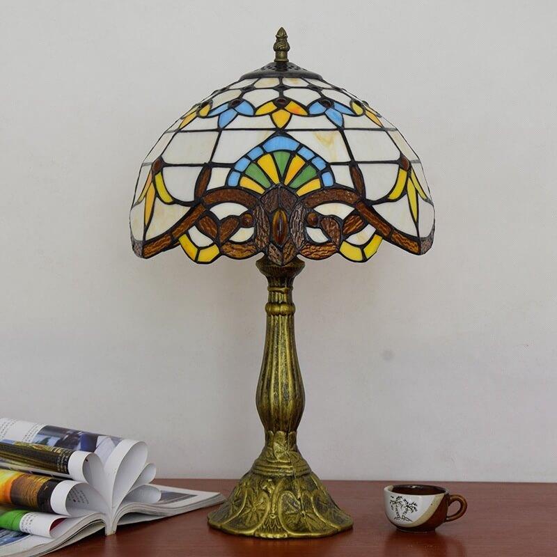 Stained Glass Baroque Table Lamp