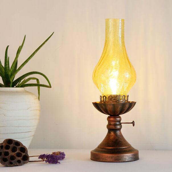 Antique Kerosene Oil Table Lamp