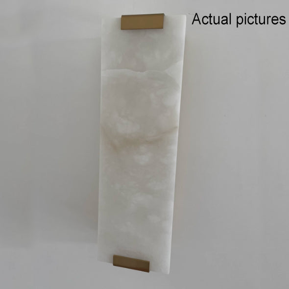 Copper Marble Strip Design 3-Light Wall Lamp