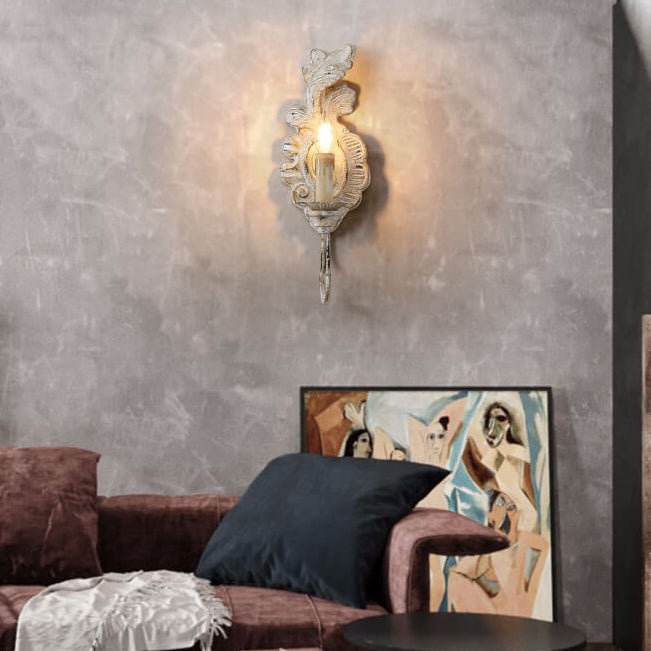 Resin Candelabra Wall Lamp
