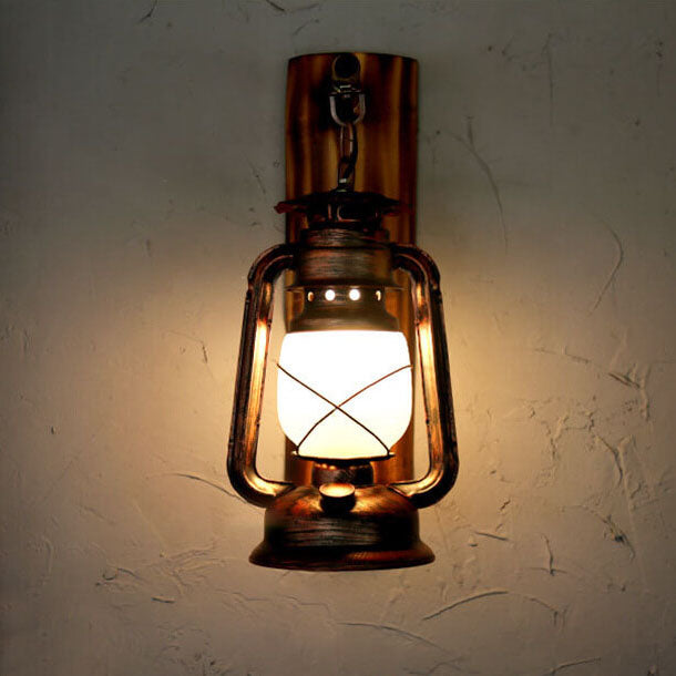 Horse Lantern Iron Outdoor Light