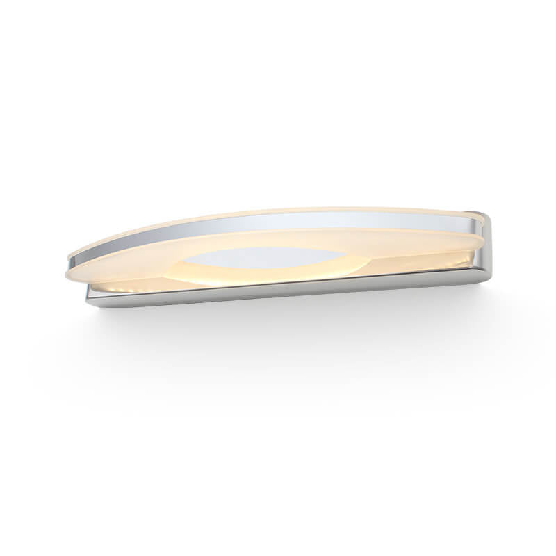 Acrylic Lampshade Curved Mirror Wall Lamp