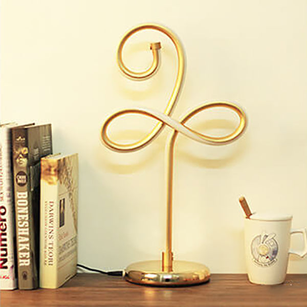 Flower Aluminum Iron Table Lamp