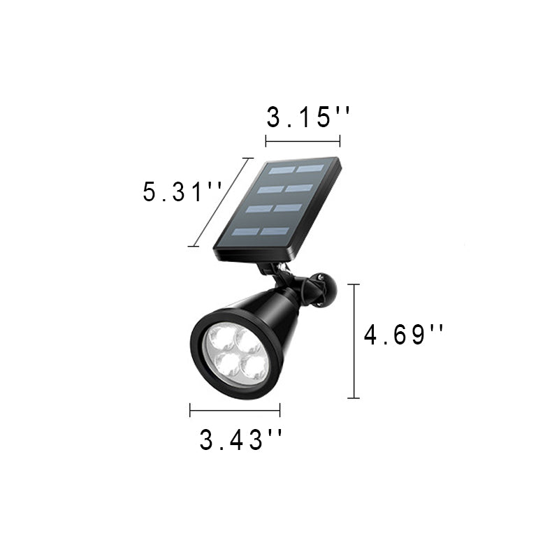 Modern Simplicity Solar Waterproof Floor Lamp