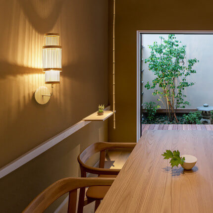 Bamboo Weaving Cylindrical Wall Lamp