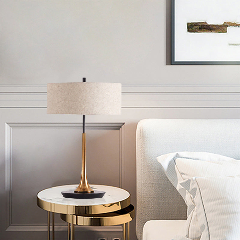 Column Fabric Table Lamp