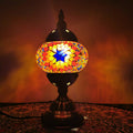 Turkish Stained Glass Globe Table Lamp
