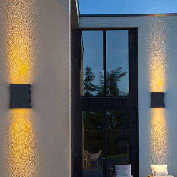 Square Aluminum Outdoor Light