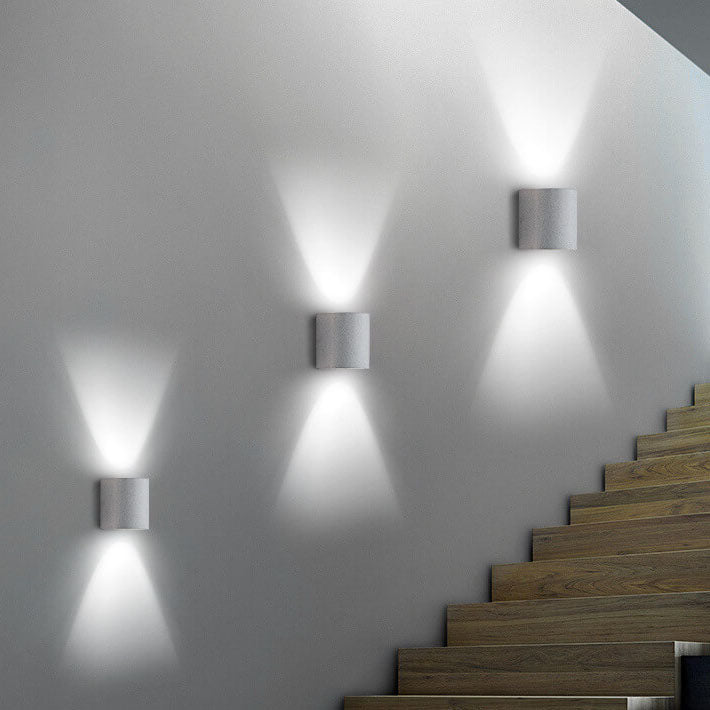 Cement Cylinder Wall Lamp