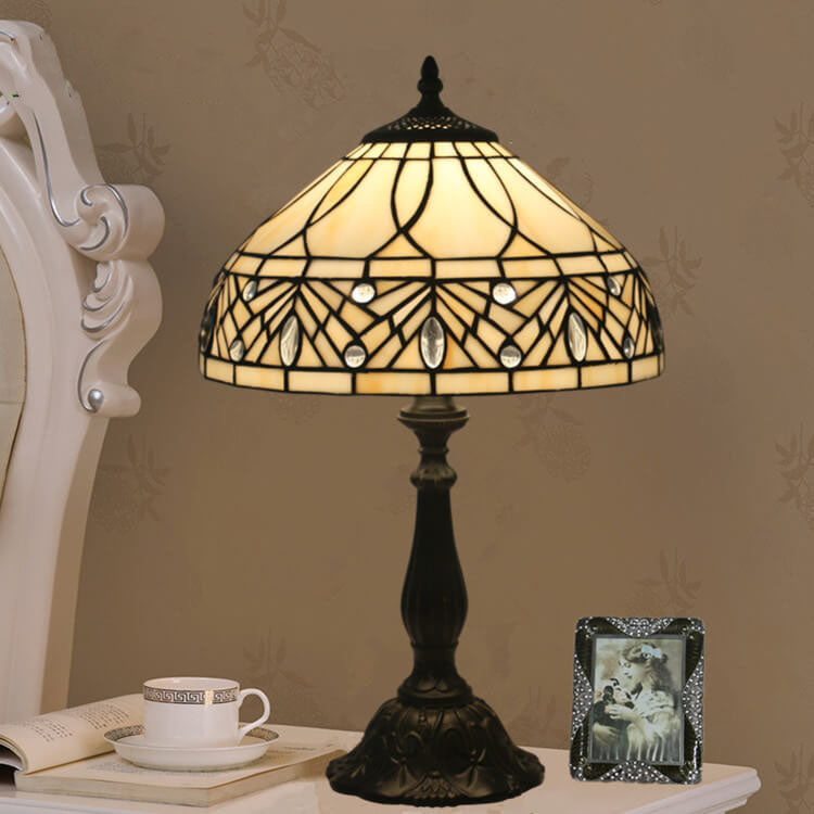 Baroque Gemstone Glass Table Lamp