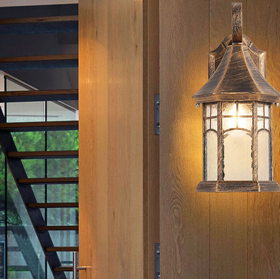 Lantern Glass Outdoor Light